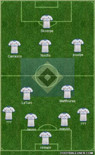 Hamburger SV Formation 2016