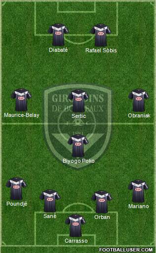 FC Girondins de Bordeaux Formation 2016