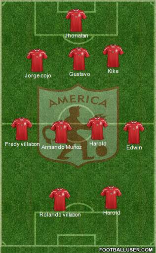 CD América de Cali Formation 2016