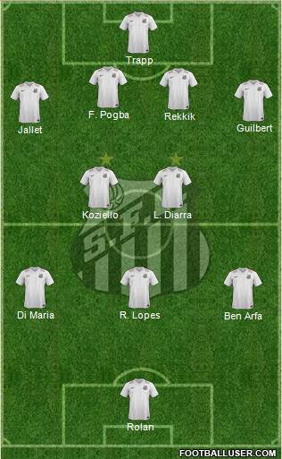 Santos FC Formation 2016