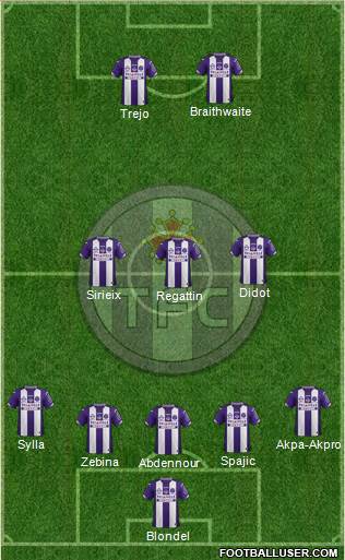 Toulouse Football Club Formation 2016