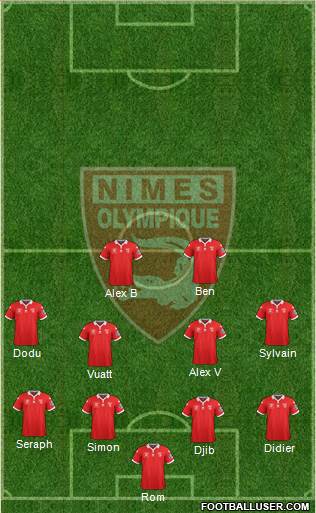 Nîmes Olympique Formation 2016