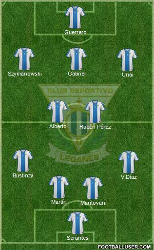 C.D. Leganés S.A.D. Formation 2016