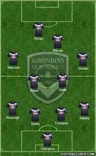 FC Girondins de Bordeaux Formation 2016