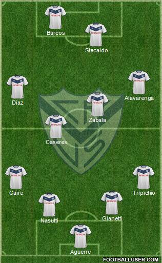 Vélez Sarsfield Formation 2016