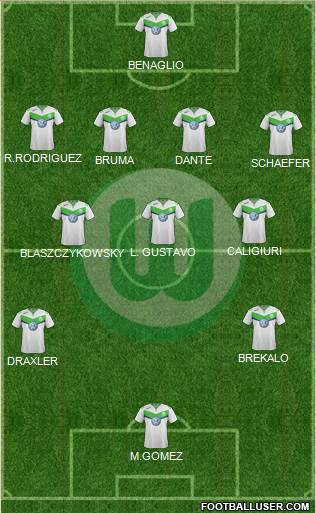 VfL Wolfsburg Formation 2016