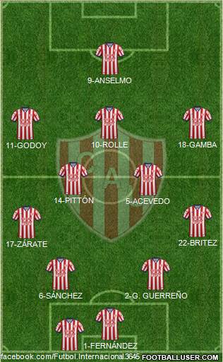 Unión de Santa Fe Formation 2016