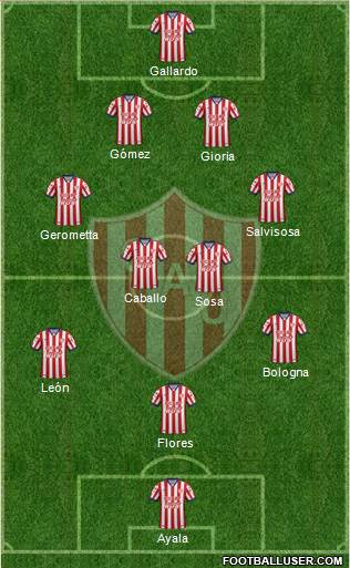 Unión de Santa Fe Formation 2016