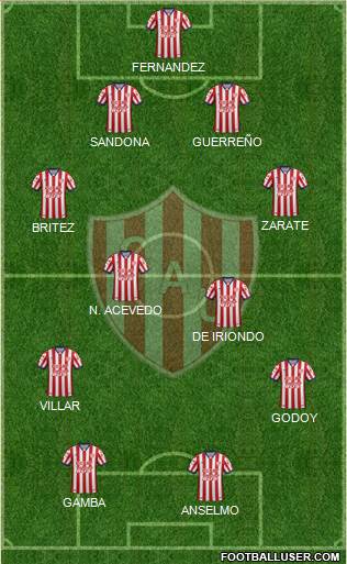 Unión de Santa Fe Formation 2016