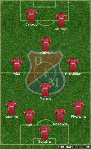 CD Independiente Medellín Formation 2016