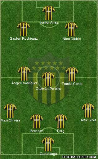 Club Atlético Peñarol Formation 2016