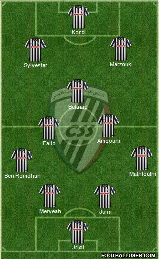 Club Sportif Sfaxien Formation 2016