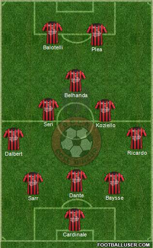 OGC Nice Côte d'Azur Formation 2016