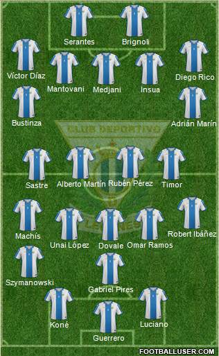 C.D. Leganés S.A.D. Formation 2016