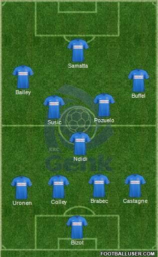 K Racing Club Genk Formation 2016