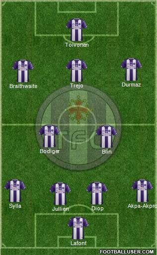 Toulouse Football Club Formation 2016