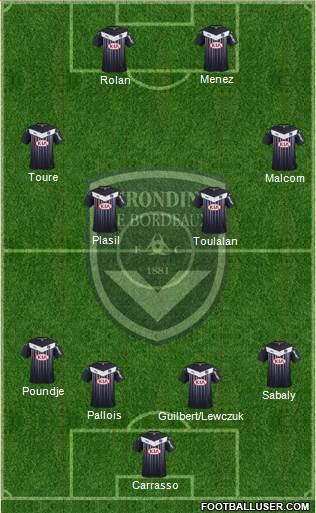 FC Girondins de Bordeaux Formation 2016