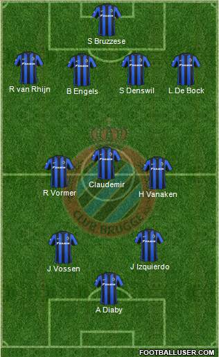 Club Brugge KV Formation 2016