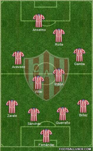 Unión de Santa Fe Formation 2016