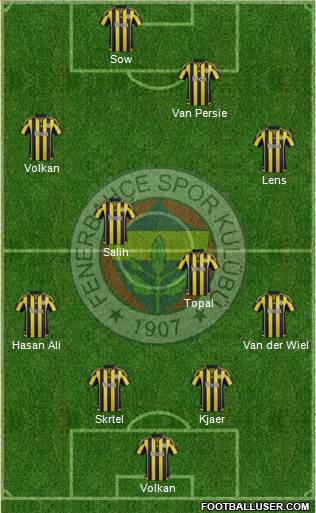 Fenerbahçe SK Formation 2016