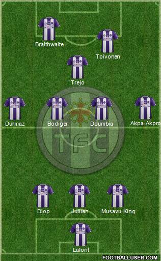 Toulouse Football Club Formation 2016