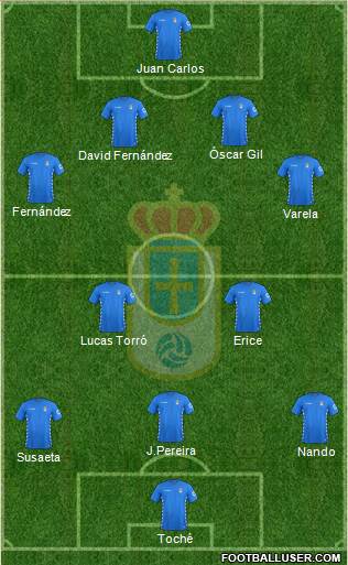 Real Oviedo S.A.D. Formation 2016