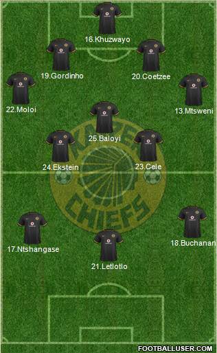 Kaizer Chiefs Formation 2016