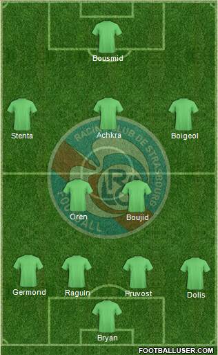 Racing Club de Strasbourg-Football Formation 2016