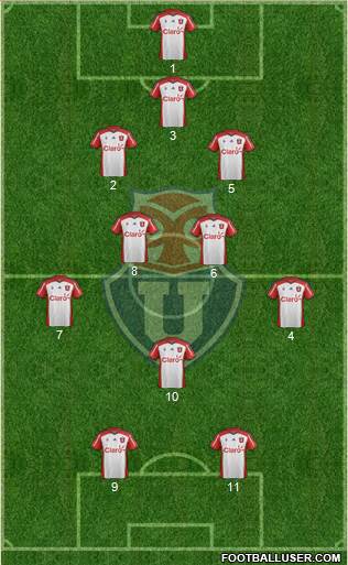 CF Universidad de Chile Formation 2016