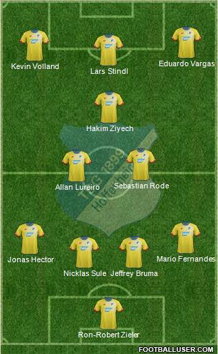 TSG 1899 Hoffenheim Formation 2016