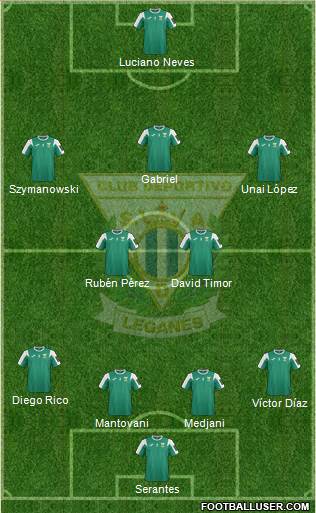 C.D. Leganés S.A.D. Formation 2016