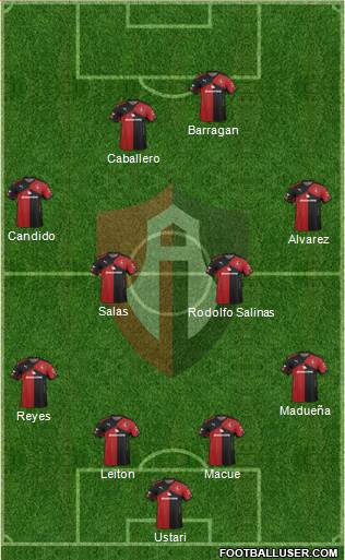 Club Deportivo Atlas Formation 2016