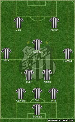 Santos FC Formation 2016