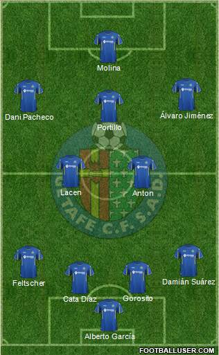 Getafe C.F., S.A.D. Formation 2016