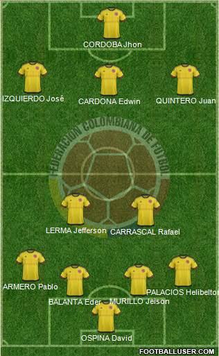 Colombia Formation 2016