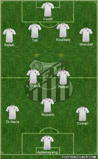 Santos FC Formation 2016