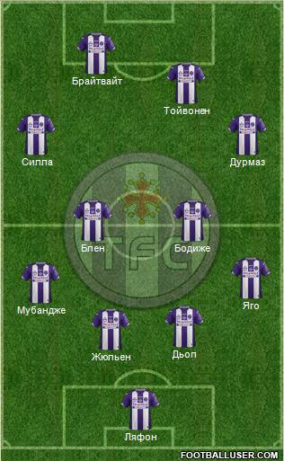 Toulouse Football Club Formation 2016