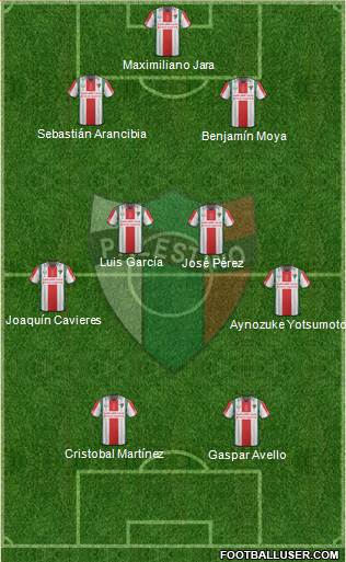 CD Palestino S.A.D.P. Formation 2016