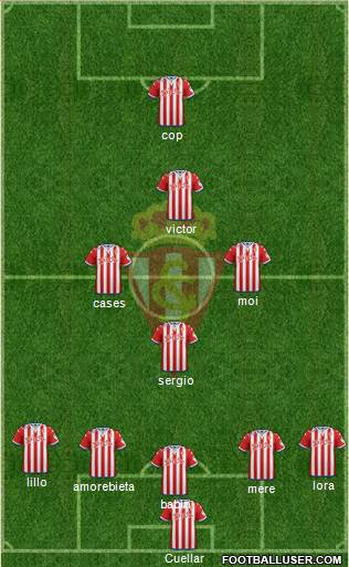 Real Sporting S.A.D. Formation 2016