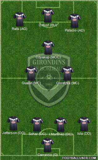 FC Girondins de Bordeaux Formation 2016