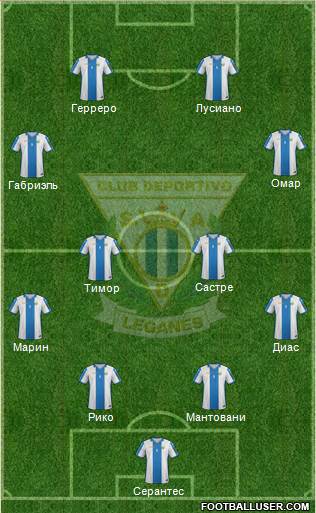 C.D. Leganés S.A.D. Formation 2016