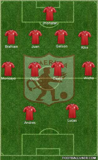 CD América de Cali Formation 2016