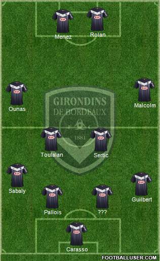 FC Girondins de Bordeaux Formation 2016