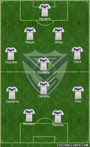 Vélez Sarsfield Formation 2016