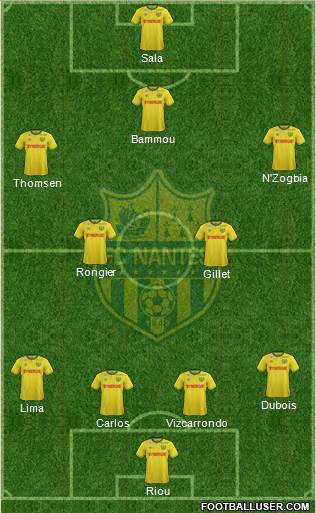 FC Nantes Formation 2016