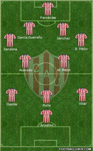 Unión de Santa Fe Formation 2016