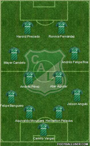 AC Deportivo Cali Formation 2016