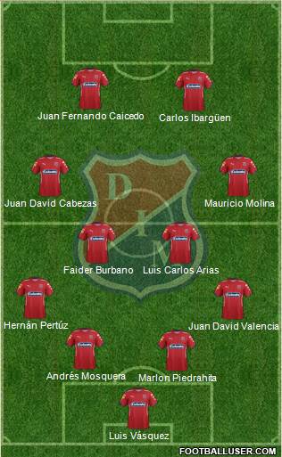 CD Independiente Medellín Formation 2016