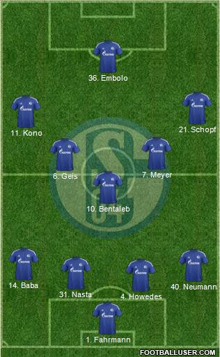 FC Schalke 04 Formation 2016