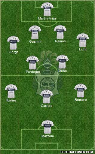 Gimnasia y Esgrima de La Plata Formation 2016